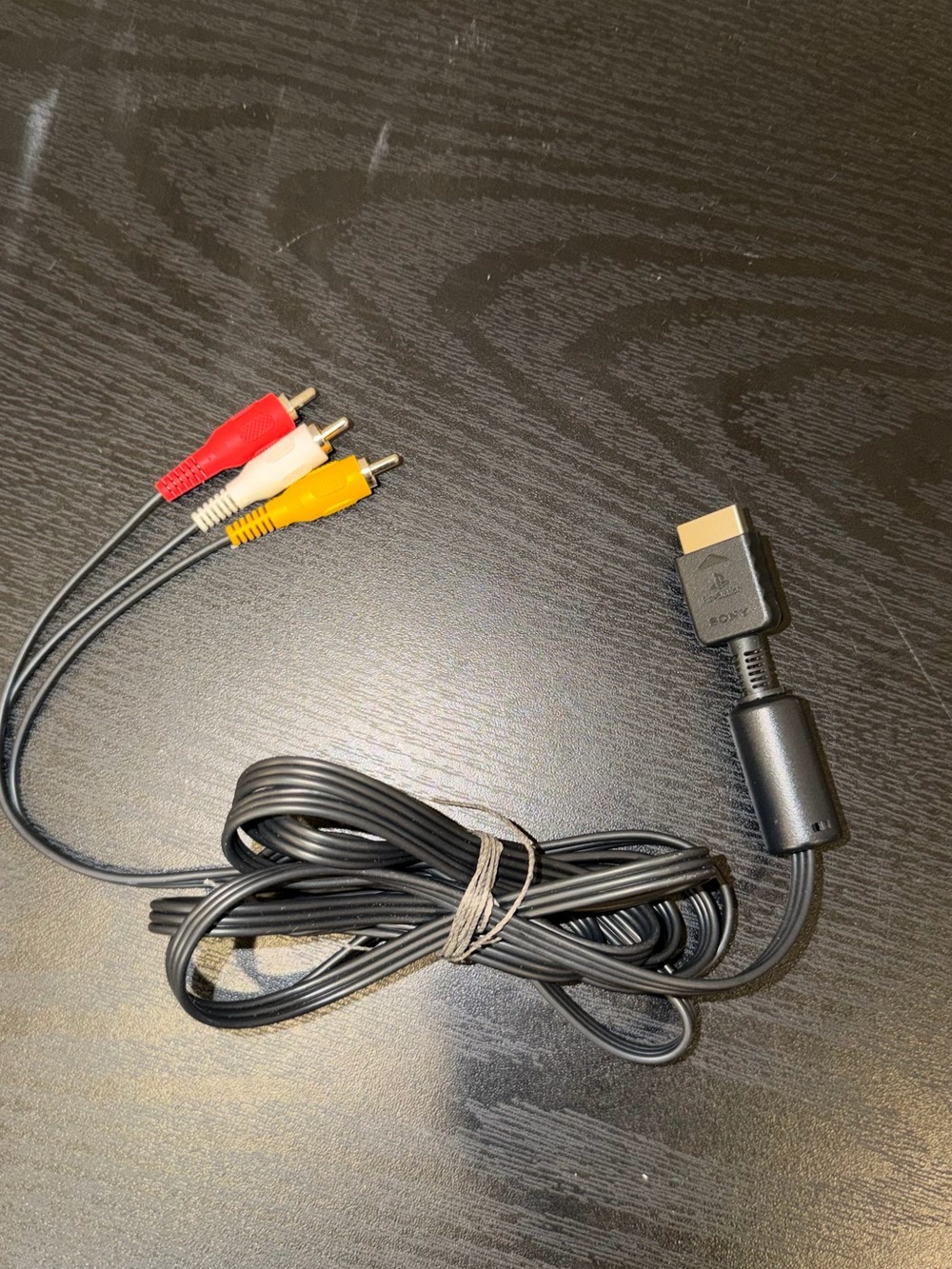 Official Sony PlayStation AV Cable RCA Video Audio for PS1 PS2 PS3